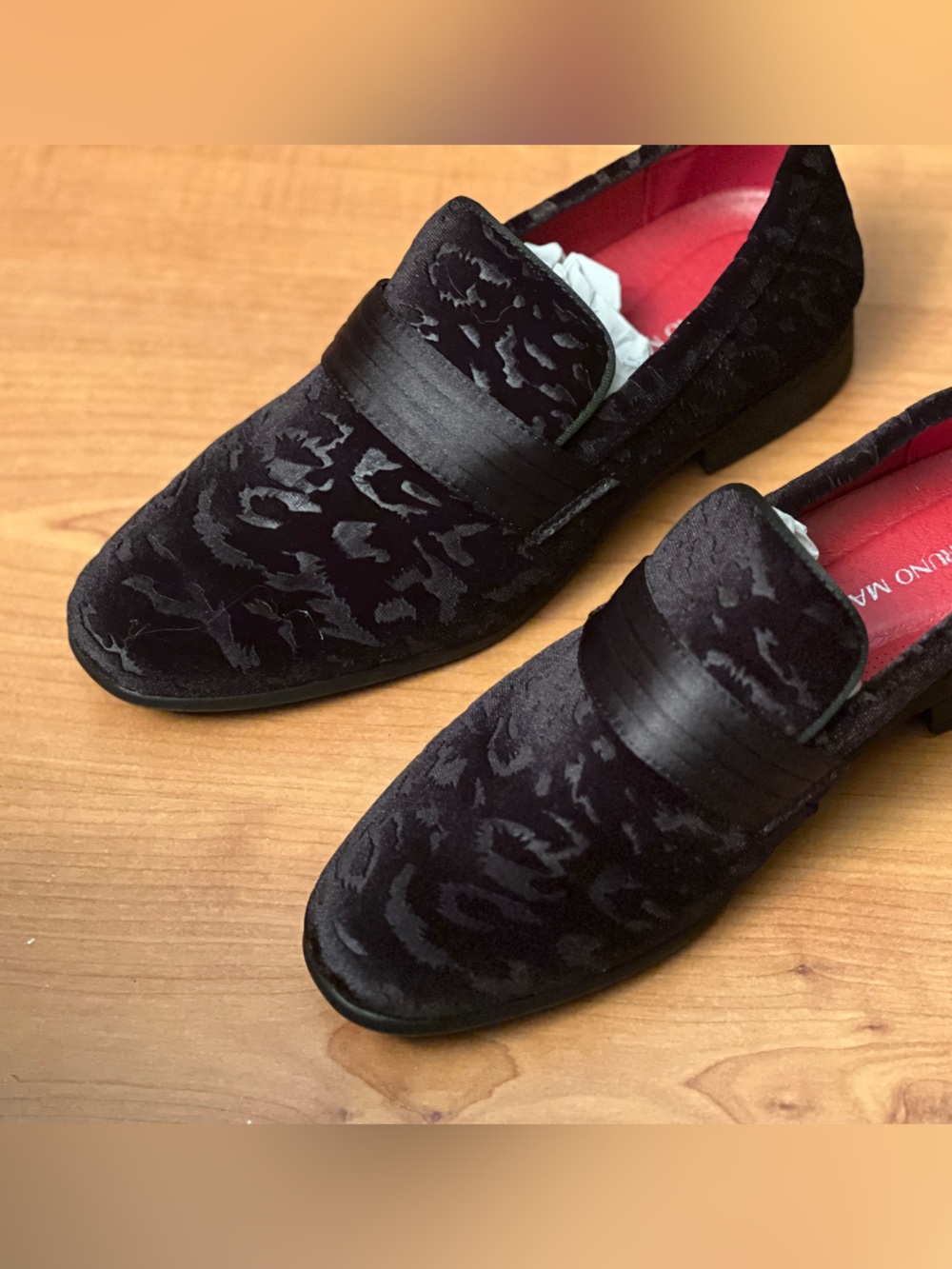 Big boys size 5 Bruno Marc tuxedo slip on loafers